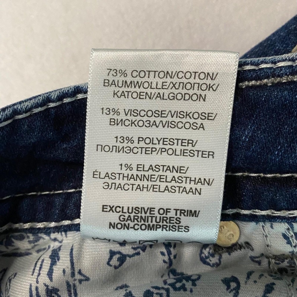 Silver Jeans Co Fluid Denim Suki Capri's Women's Embellished Pockets 30/22.5 EUC - Picture 14 of 14